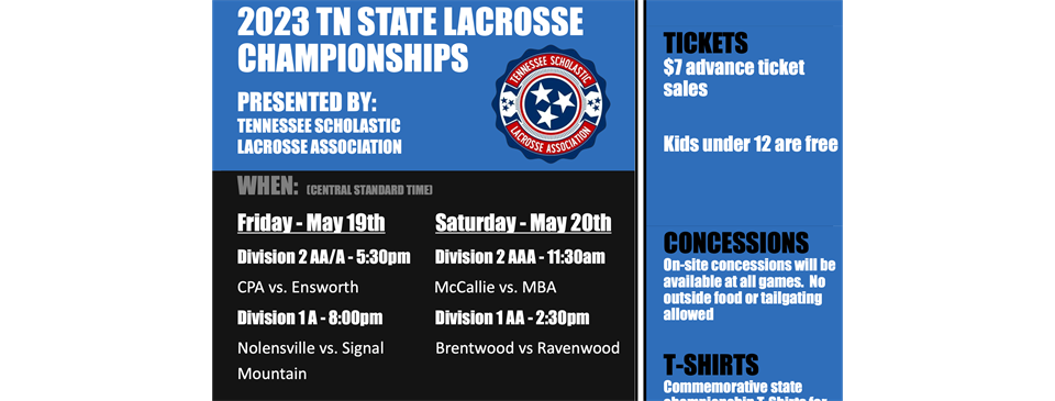 Championship Weekend Information